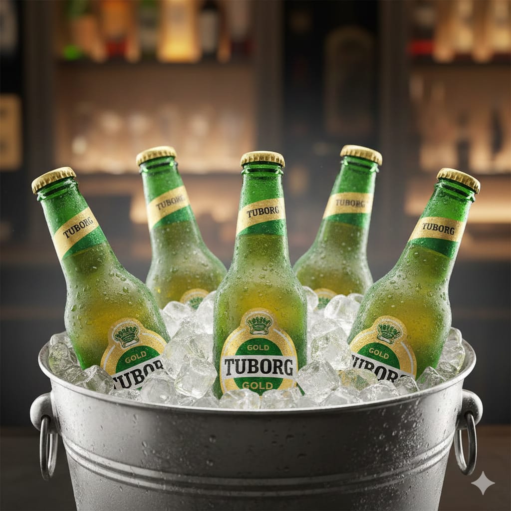 Tuborg 50Cl Şişe - 6'lı Kova Kamp